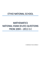 G12 EUEE MATHEMATICS QUESTIONS(2004-2011) (1).pdf